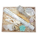 Home Cleansing Smudge Kit Set (Clear Quartz)